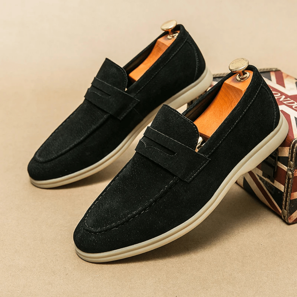 Leather Moccasin Loafer for Men Liverpool Arveno