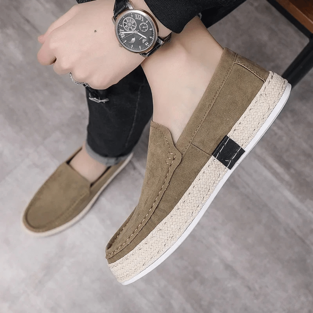 Leather Moccasins for Men Nantes Arveno