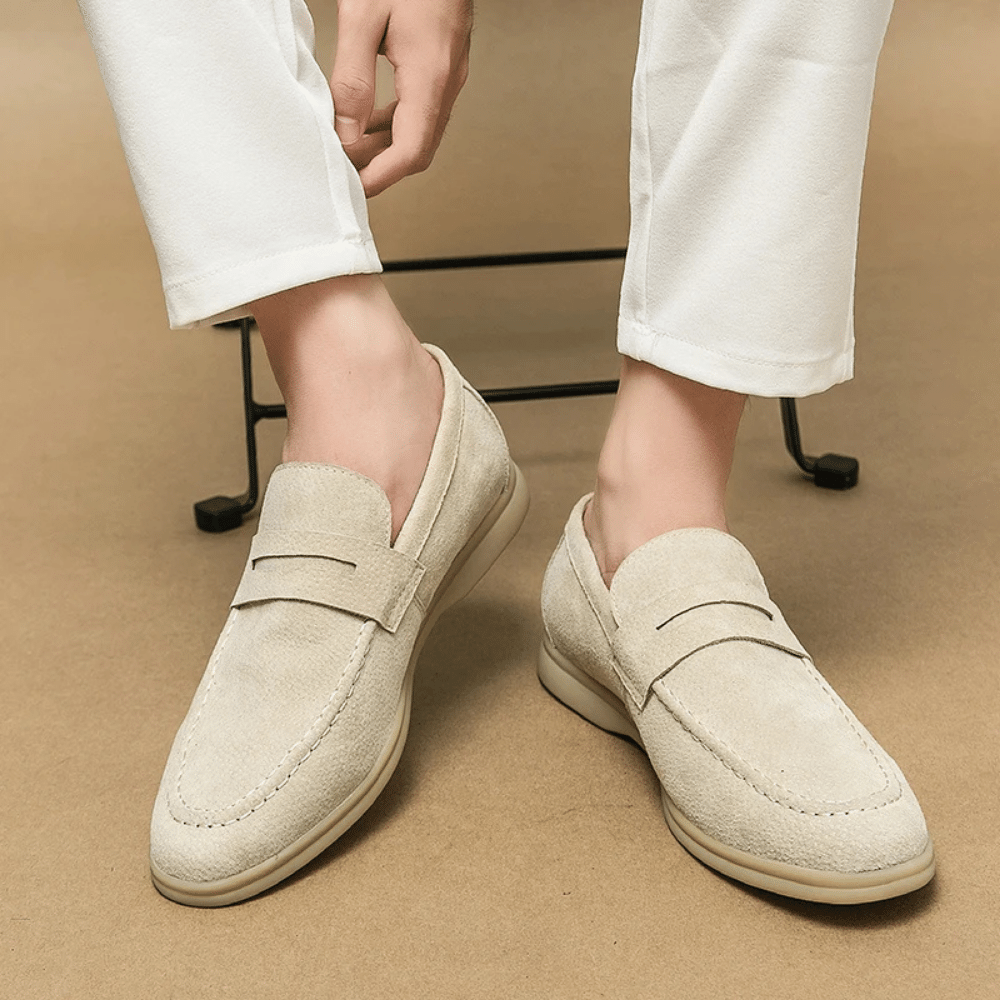 Leather Moccasin Loafer for Men Liverpool Arveno