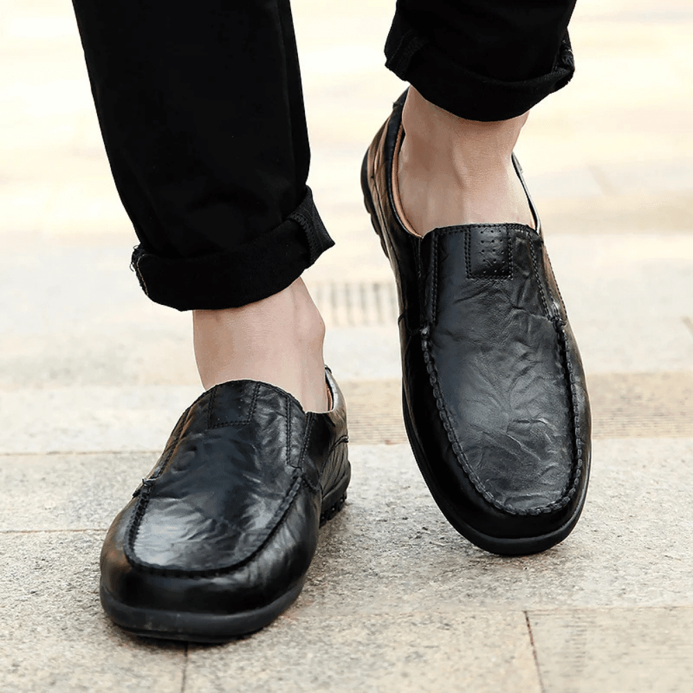 Leather Moccasin for Men Arveno