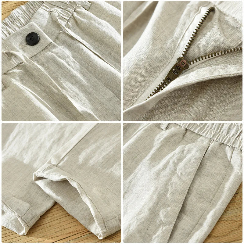 Men's Linen Trousers Elegio Arveno