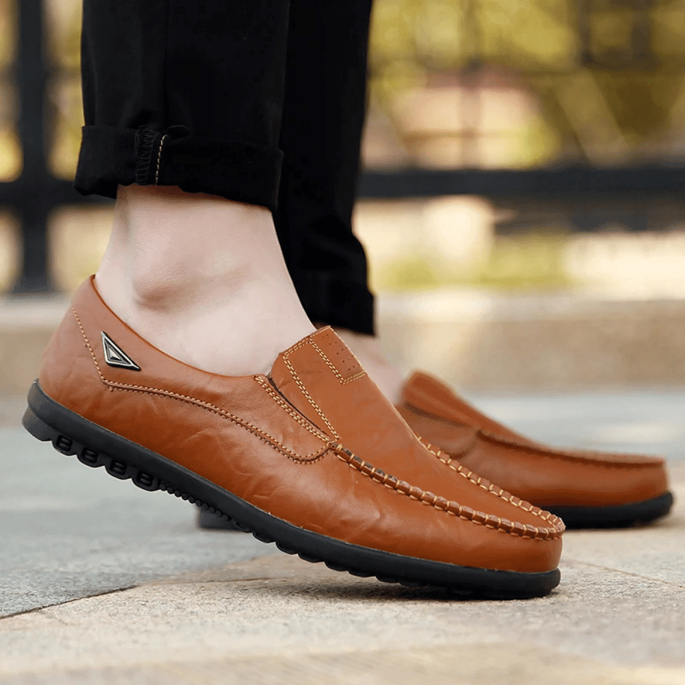 Leather Moccasin for Men Arveno