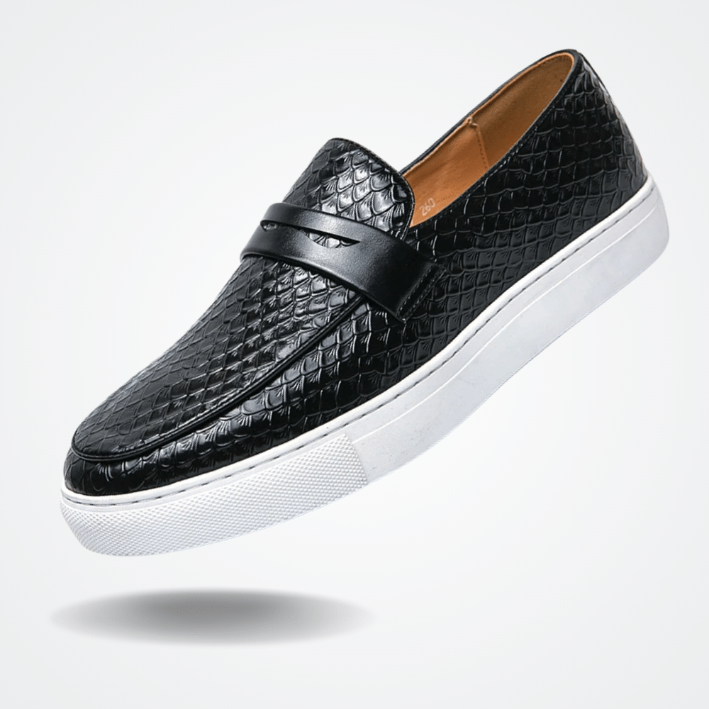 Leather Moccasin Slip On for Men Toulon Arveno