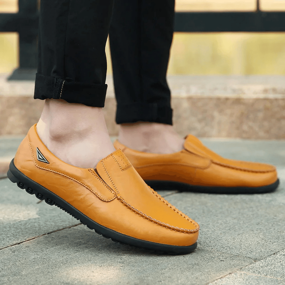 Leather Moccasin for Men Arveno