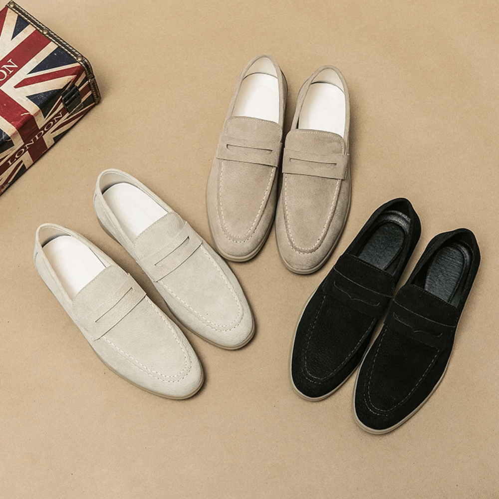 Leather Moccasin Loafer for Men Liverpool Arveno