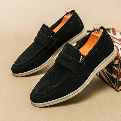 Leather Moccasin Loafer for Men Liverpool Arveno