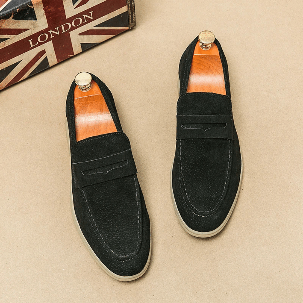 Leather Moccasin Loafer for Men Liverpool Arveno