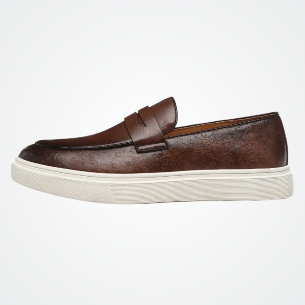Leather Moccasin Slip-On for Men by Arveno