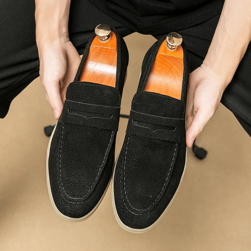 Leather Moccasin Loafer for Men Liverpool Arveno