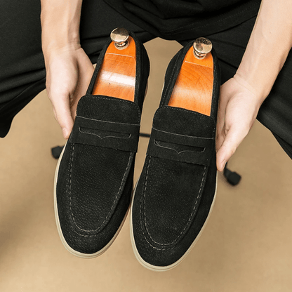 Leather Moccasin Loafer for Men Liverpool Arveno