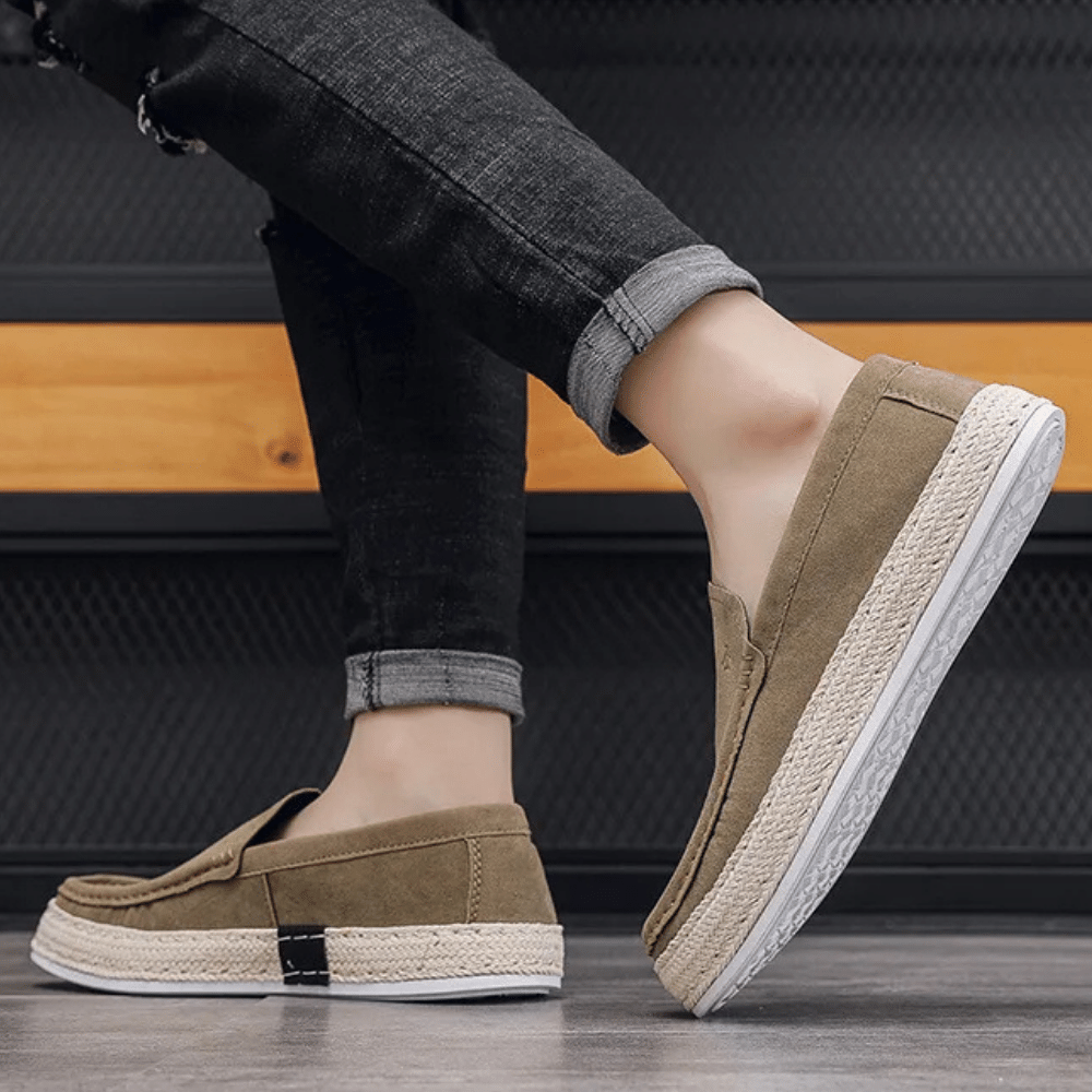 Leather Moccasins for Men Nantes Arveno