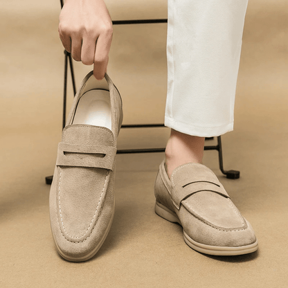 Leather Moccasin Loafer for Men Liverpool Arveno