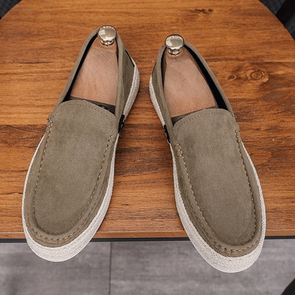 Leather Moccasins for Men Nantes Arveno