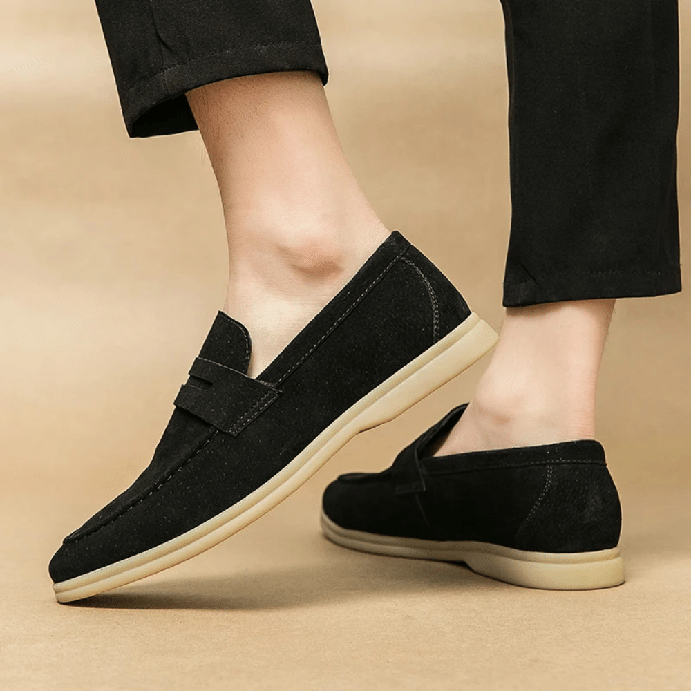 Leather Moccasin Loafer for Men Liverpool Arveno