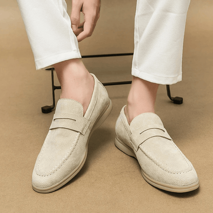 Leather Moccasin Loafer for Men Liverpool Arveno
