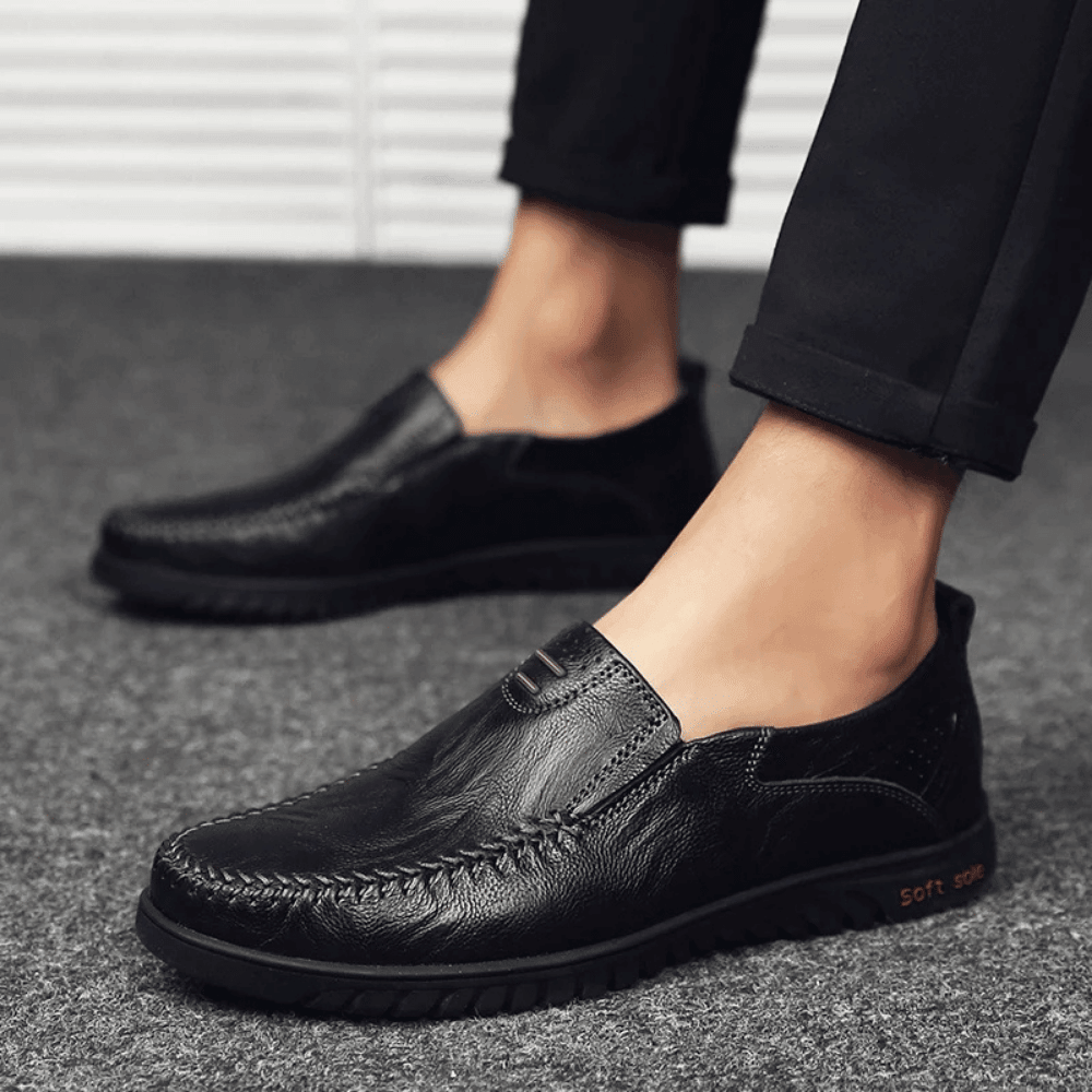 Men's Leather Moccasin Pisa Arveno