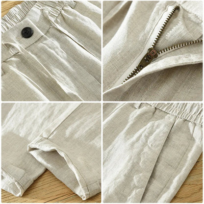 Men's Linen Trousers Elegio Arveno
