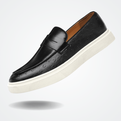 Leather Moccasin Slip-On for Men by Arveno
