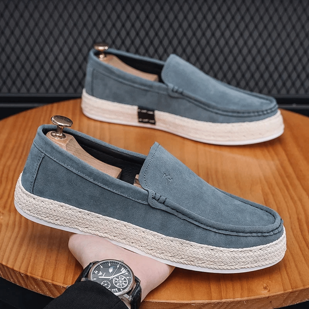 Leather Moccasins for Men Nantes Arveno