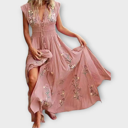 Felizia – Boho Dress with Charming Embroidery