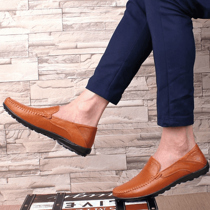 Men's Leather Moccasins Florença Arveno