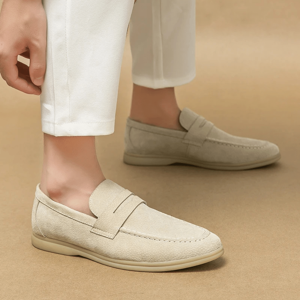 Leather Moccasin Loafer for Men Liverpool Arveno