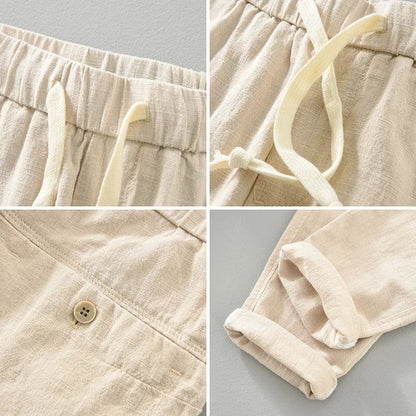 Men's Linen Trousers Rovino Arveno