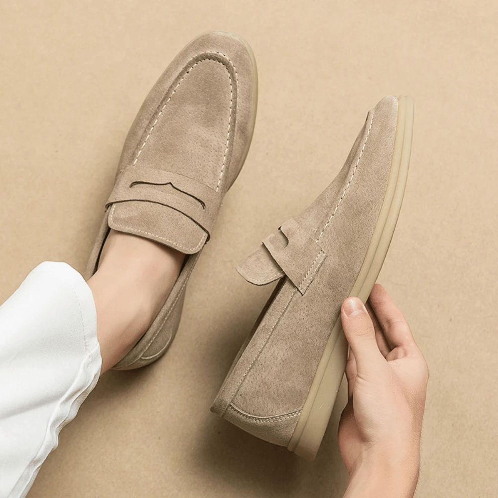 Leather Moccasin Loafer for Men Liverpool Arveno
