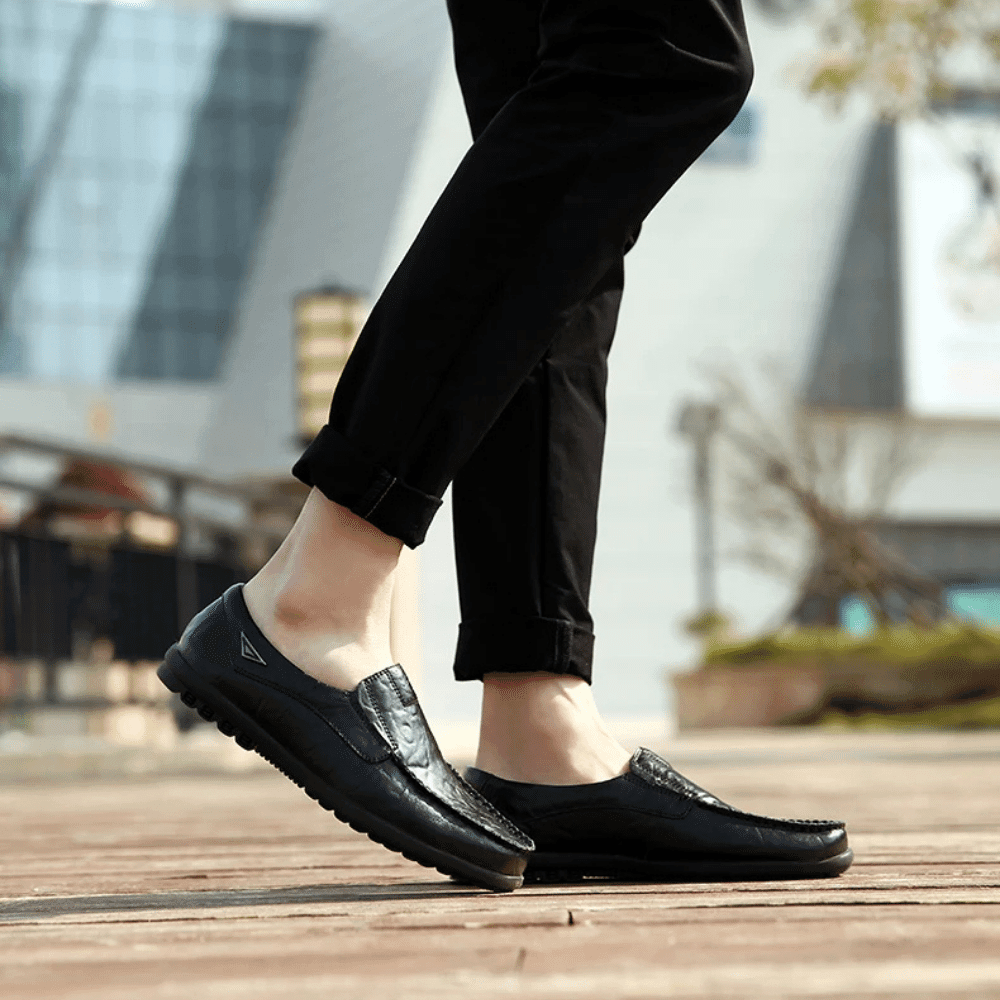 Leather Moccasin for Men Arveno