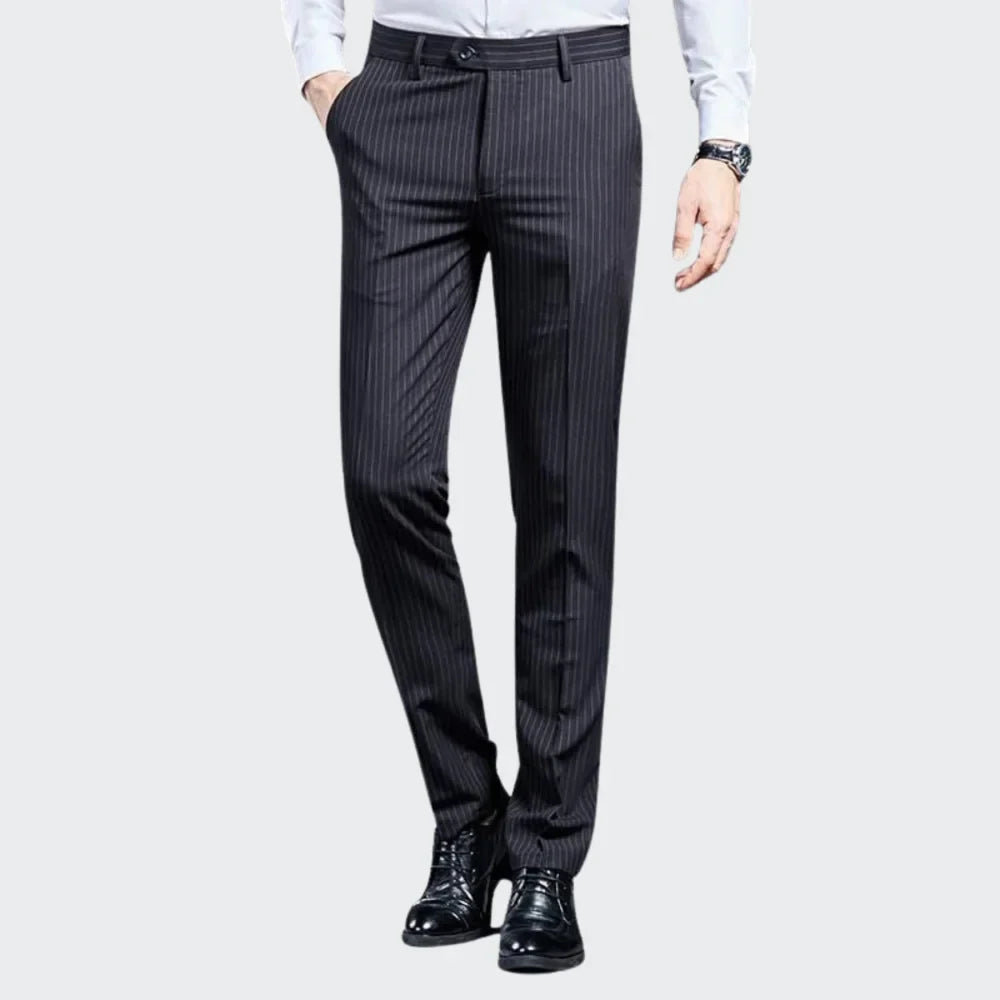 Premium Men's Suit Trousers Striped Arveno