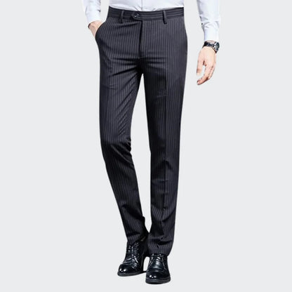 Premium Men's Suit Trousers Striped Arveno