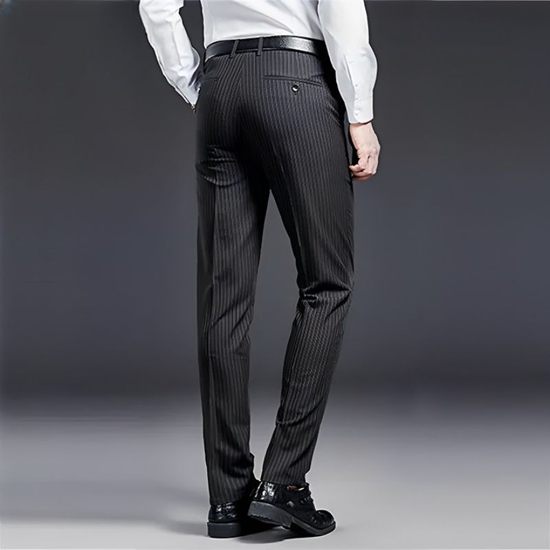 Premium Men's Suit Trousers Striped Arveno