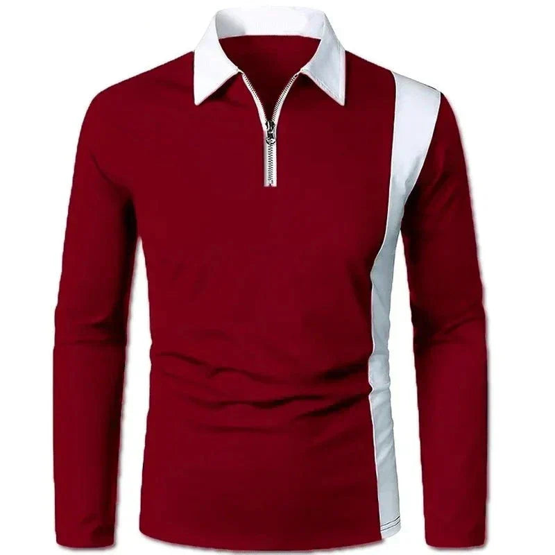 Men's Long Sleeve Polo Shirt Padrony Arveno