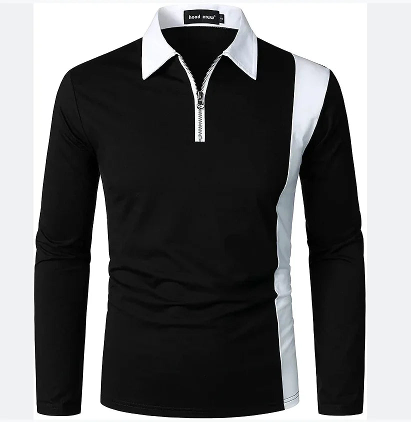 Men's Long Sleeve Polo Shirt Padrony Arveno