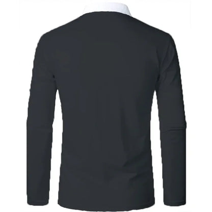 Men's Long Sleeve Polo Shirt Padrony Arveno