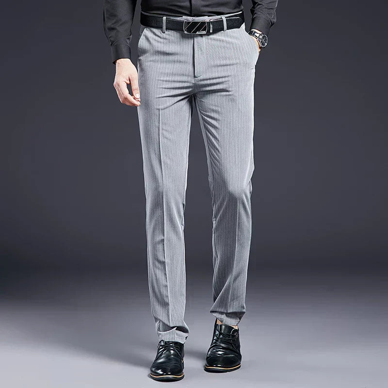Premium Men's Suit Trousers Striped Arveno