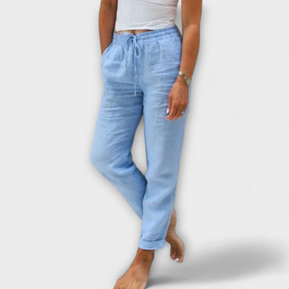 Stacy - Lightweight Linen Pants